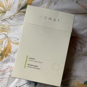 Monat Energy stick packs NIB